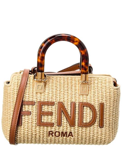 fendi by the way mini raffia